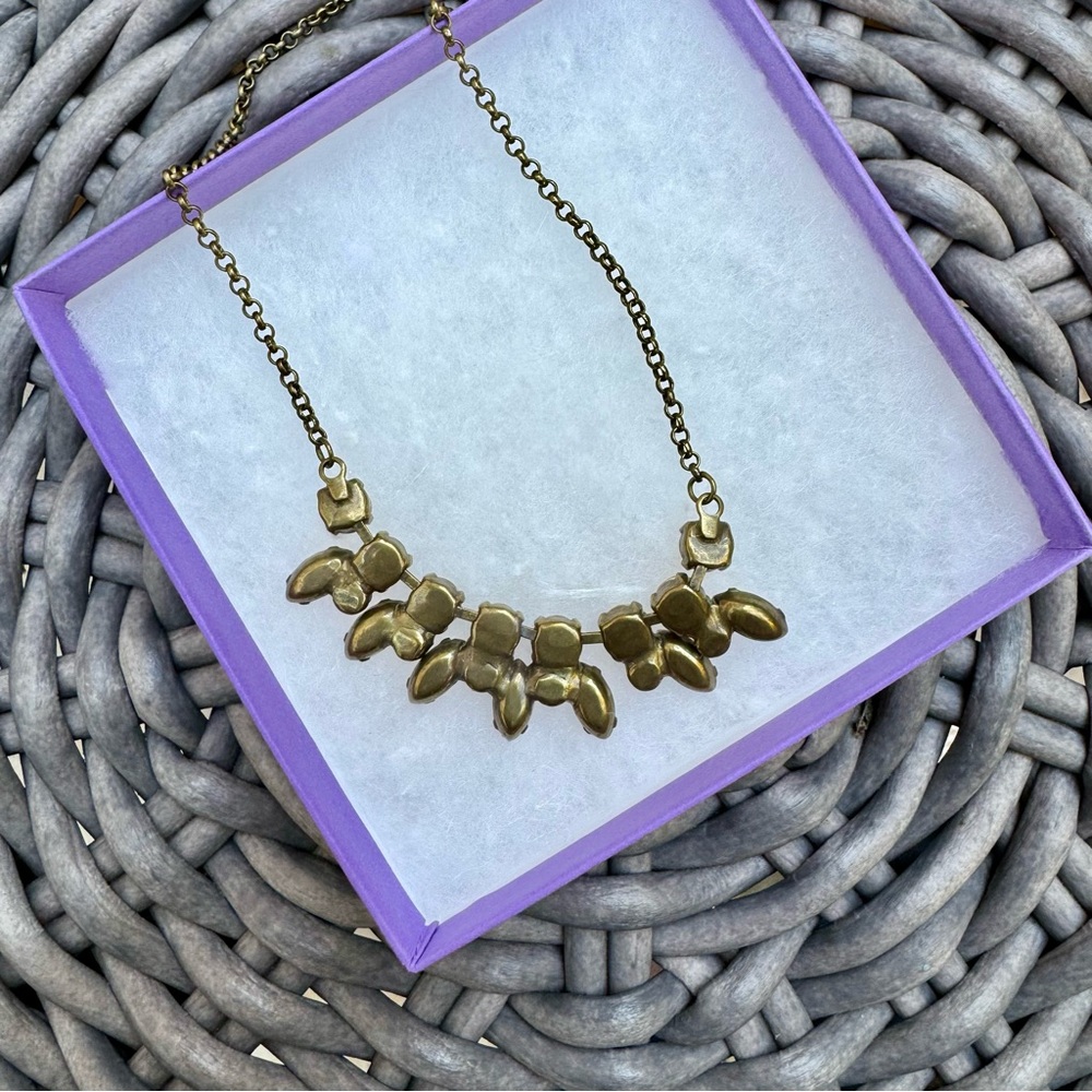 Anthropologie Amber & Blue Crystal Necklace - Picture 5 of 8